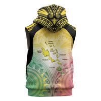 Vanuatu Independence Day Sleeveless Hoodie The Untouched Paradise