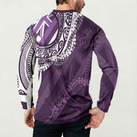 Hawaii Queen Liliuokalani Button Sweatshirt Hawaiian Maile Lei Flag Style LT05 - Polynesian Pride