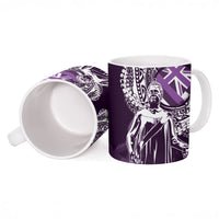 Hawaii Queen Liliuokalani Ceramic Mug Hawaiian Maile Lei Flag Style LT05 - Polynesian Pride