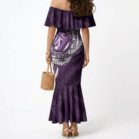 Hawaii Queen Liliuokalani Mermaid Dress Hawaiian Maile Lei Flag Style LT05 - Polynesian Pride
