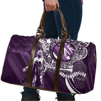 Hawaii Queen Liliuokalani Travel Bag Hawaiian Maile Lei Flag Style LT05 - Polynesian Pride