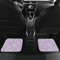Hawaii Queen Liliuokalani Car Mats Lavender Lei Pua Kalaunu LT05 Set 2pcs - Back Lavender - Polynesian Pride