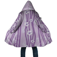Hawaii Queen Liliuokalani Cloak Lavender Lei Pua Kalaunu LT05 Unisex Lavender - Polynesian Pride