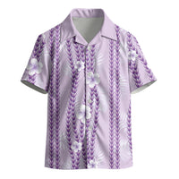Hawaii Queen Liliuokalani Kid Hawaiian Shirt Lavender Lei Pua Kalaunu LT05 - Polynesian Pride