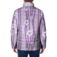 Hawaii Queen Liliuokalani Padded Jacket Lavender Lei Pua Kalaunu LT05 - Polynesian Pride