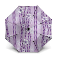 Hawaii Queen Liliuokalani Umbrella Lavender Lei Pua Kalaunu LT05 One Size Folded 11.42 inch Opened Diameter 37.4 inch Lavender - Polynesian Pride