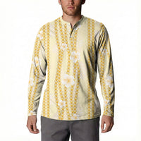 Hawaii Queen Liliuokalani Button Sweatshirt Gold Lei Pua Kalaunu LT05 - Polynesian Pride