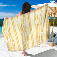 Hawaii Queen Liliuokalani Sarong Gold Lei Pua Kalaunu LT05 One Size 44 x 66 inches Gold - Polynesian Pride