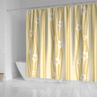 Hawaii Queen Liliuokalani Shower Curtain Gold Lei Pua Kalaunu LT05 - Polynesian Pride