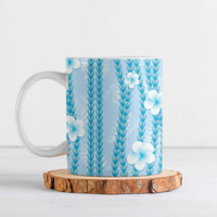 Hawaii Queen Liliuokalani Ceramic Mug Blue Lei Pua Kalaunu LT05 Blue - Polynesian Pride
