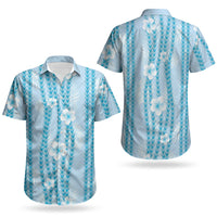 Hawaii Queen Liliuokalani Couples Matching Mermaid Dress and Hawaiian Shirt Blue Lei Pua Kalaunu LT05 - Polynesian Pride