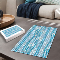 Hawaii Queen Liliuokalani Puzzle Blue Lei Pua Kalaunu LT05 - Polynesian Pride