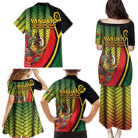 Vanuatu Constitution Day Family Matching Puletasi and Hawaiian Shirt Long Live Vanuatu LT05 - Polynesian Pride