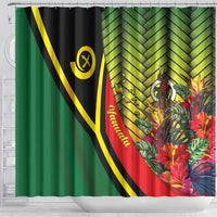 Vanuatu Constitution Day Shower Curtain Long Live Vanuatu - Polynesian Pride