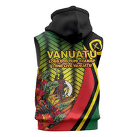 Vanuatu Constitution Day Sleeveless Zip Hoodie Long Live Vanuatu - Polynesian Pride