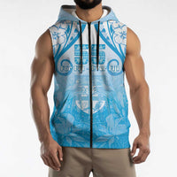 Fiji Day Sleeveless Zip Hoodie 55th Anniversary Forever Fiji LT05 - Polynesian Pride