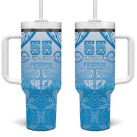 Fiji Day Tumbler With Handle 55th Anniversary Forever Fiji - Polynesian Pride