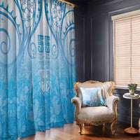 Fiji Day Window Curtain 55th Anniversary Forever Fiji - Polynesian Pride