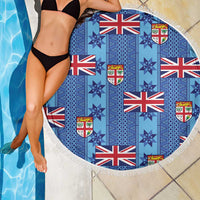 Fiji Masi Tapa Beach Blanket Coat Of Arms - Polynesian Pride