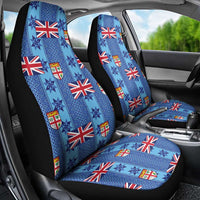 Fiji Masi Tapa Car Seat Cover Coat Of Arms - Polynesian Pride
