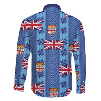 Fiji Masi Tapa Family Matching Tank Maxi Dress and Hawaiian Shirt Coat Of Arms - Polynesian Pride