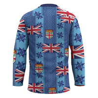 Fiji Masi Tapa Hockey Jersey Coat Of Arms - Polynesian Pride