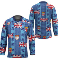 Fiji Masi Tapa Hockey Jersey Coat Of Arms - Polynesian Pride