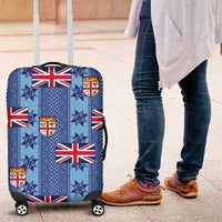 Fiji Masi Tapa Luggage Cover Coat Of Arms - Polynesian Pride