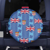 Fiji Masi Tapa Spare Tire Cover Coat Of Arms - Polynesian Pride