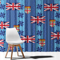 Fiji Masi Tapa Window Curtain Coat Of Arms - Polynesian Pride