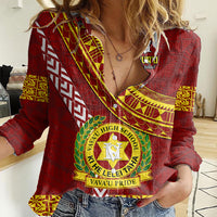 custom-vavau-high-school-women-casual-shirt-tongan-kupesi-pattern