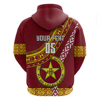 Custom Eua High School Hoodie Tongan Kupesi Pattern LT05 - Polynesian Pride