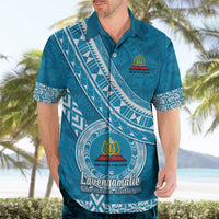Custom Lavengamalie College Hawaiian Shirt Tongan Kupesi Pattern LT05 - Polynesian Pride