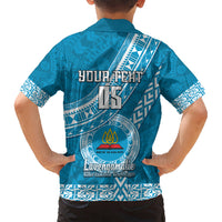 Custom Lavengamalie College Hawaiian Shirt Tongan Kupesi Pattern LT05 - Polynesian Pride