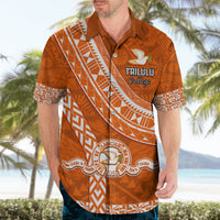 Custom Tailulu College Hawaiian Shirt Tongan Kupesi Pattern LT05 - Polynesian Pride