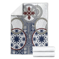 Hawaii Blanket Barkcloth Pattern Vintage Style LT05 - Polynesian Pride