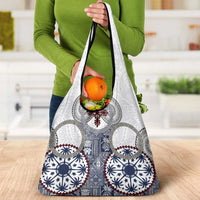 Hawaii Grocery Bag Barkcloth Pattern Vintage Style