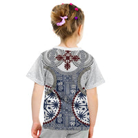 Hawaii Kid T Shirt Barkcloth Pattern Vintage Style LT05 - Polynesian Pride