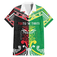 Cook Islands And Aotearoa Family Matching Mermaid Dress and Hawaiian Shirt Together For Te Tiriti O Waitangi