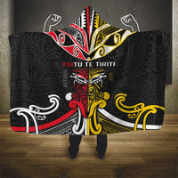 Niue And Aotearoa Hooded Blanket Together For Te Tiriti O Waitangi LT05 - Polynesian Pride