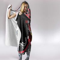 Niue And Aotearoa Hooded Blanket Together For Te Tiriti O Waitangi LT05 - Polynesian Pride