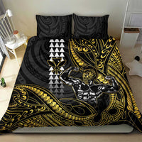 Hawaii Ikaika Warrior Helmet Bedding Set Gold Style LT05 - Polynesian Pride