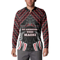 Aotearoa Button Sweatshirt Proud To Be Maori LT05 - Polynesian Pride