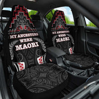 Aotearoa Car Seat Cover Proud To Be Maori LT05 One Size Red - Polynesian Pride