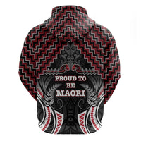 Aotearoa Zip Hoodie Proud To Be Maori