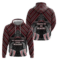 Aotearoa Zip Hoodie Proud To Be Maori
