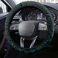 Hawaii Kapolei High School Steering Wheel Cover Tribal Tattoo With Hibiscus Flowers LT05 - Polynesian Pride