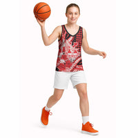 Personalised Hawaii Kalani High School Basketball Jersey Tribal Tattoo With Hibiscus Flowers