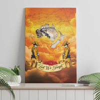 New Zealand And Australia ANZAC Day Canvas Wall Art Sinai Palestine Campaign Lest We Forget