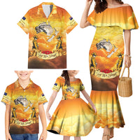 New Zealand And Australia ANZAC Day Family Matching Mermaid Dress and Hawaiian Shirt Sinai Palestine Campaign Lest We Forget
